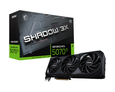 RTX 5070 Ti GDDR7 de 16 Gb MSI Shadow OC 3X