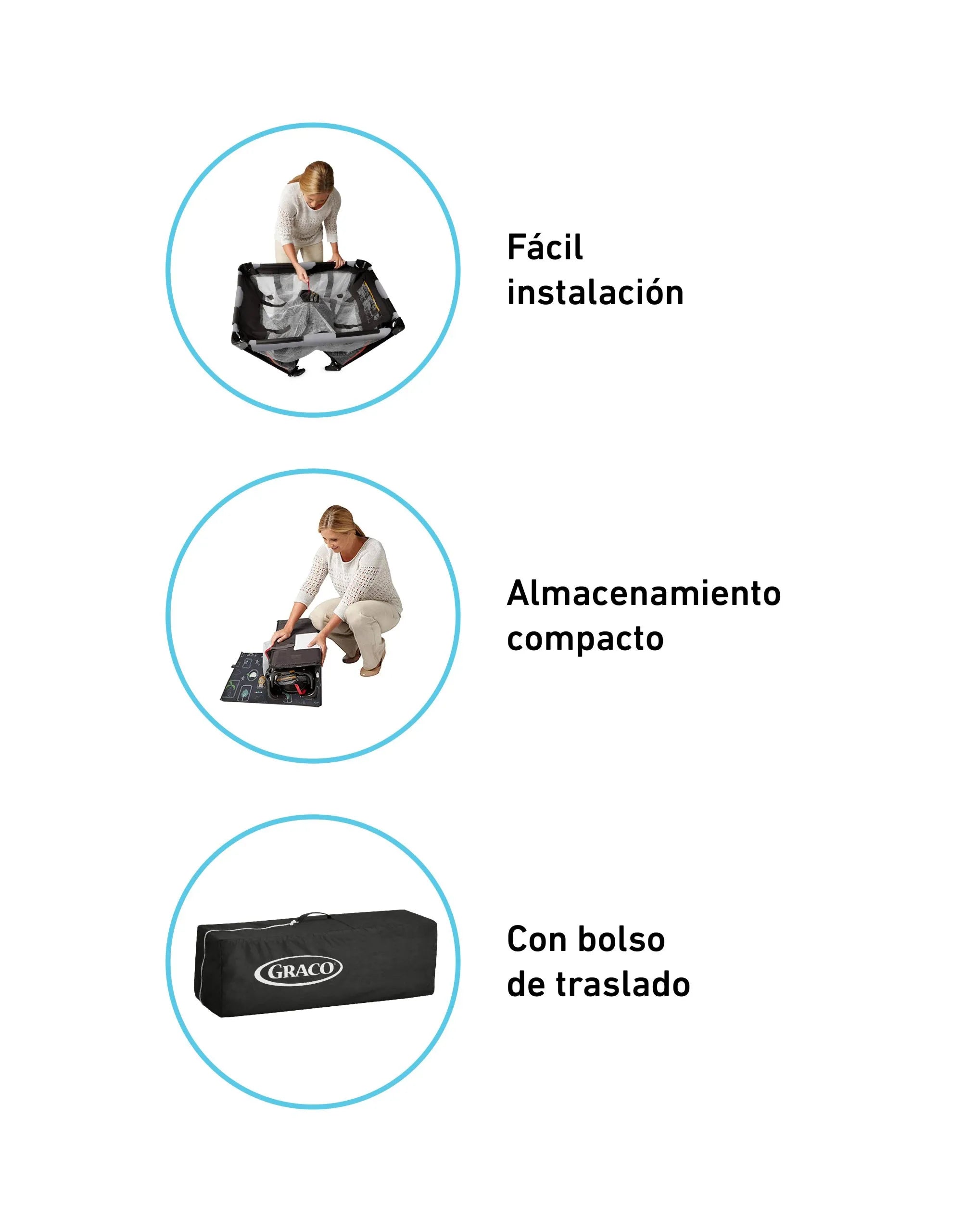 CUNA CORRAL PNP BASE KAGEN 2121349 GRACO