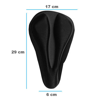 Forro Gel Siliconado Sillín Bicicleta Asiento Galapago Cómodo Spinning RF 030