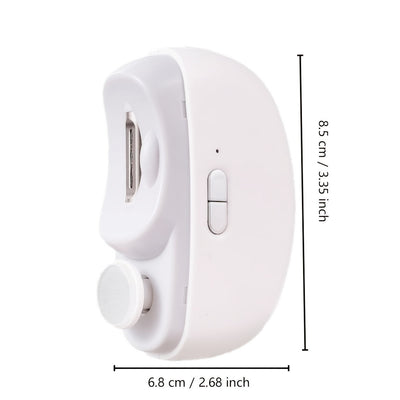 Amoladora de Uñas Eléctrica con Función 2 en 1: Presiona y Mantén por 3 Segundos para Activar, Velocidades Ajustables (2 Niveles), Herramienta Portátil Automática con Almacenamiento Integrado y Protector de Seguridad – Esencial para el Hogar y Viajes