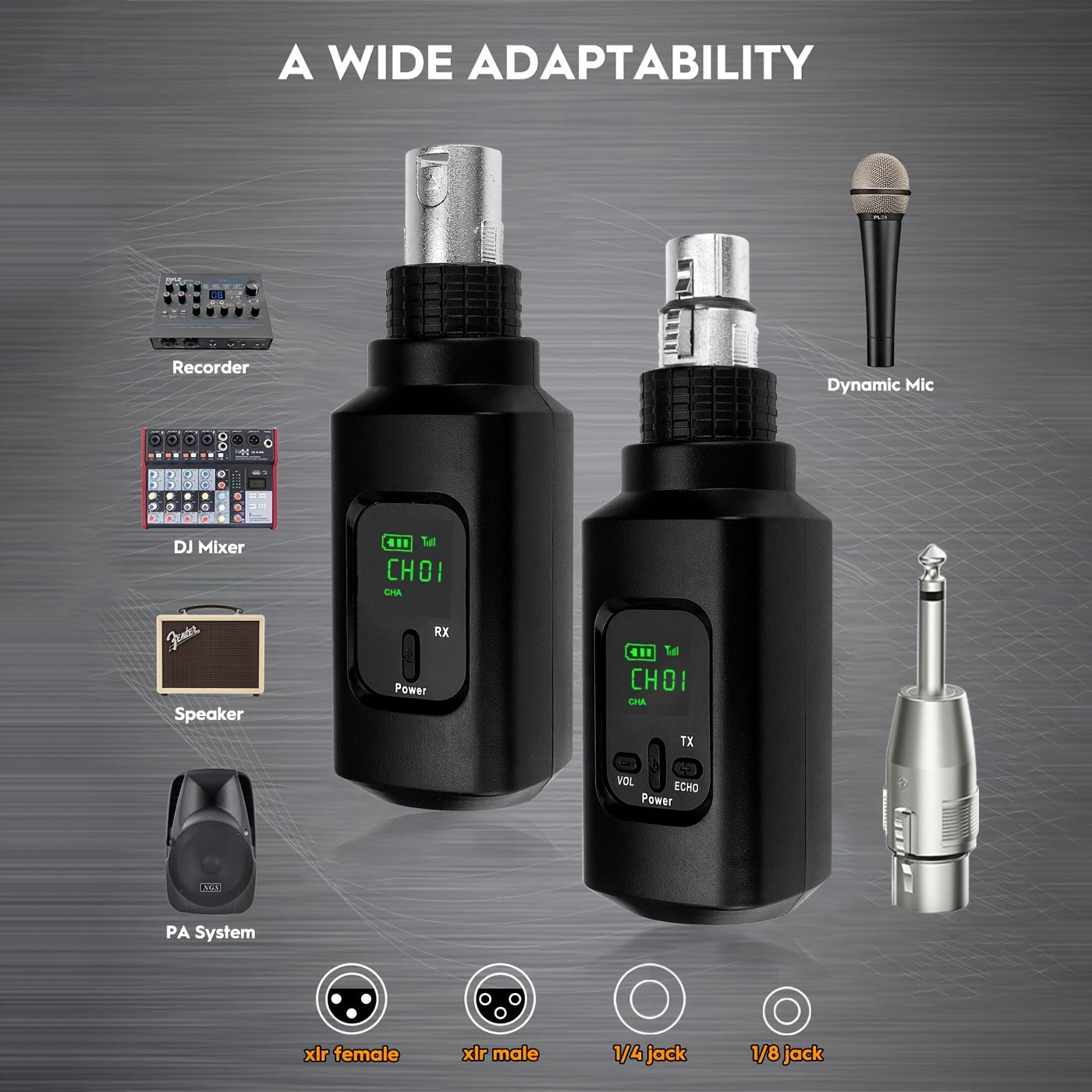 Grenade grande 2.4G 1T1, conexión directa
