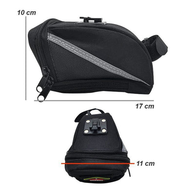Estuche Alforja Bicicleta Ciclismo Para Sillín Bolso Porta Celular Documentos RF 2502