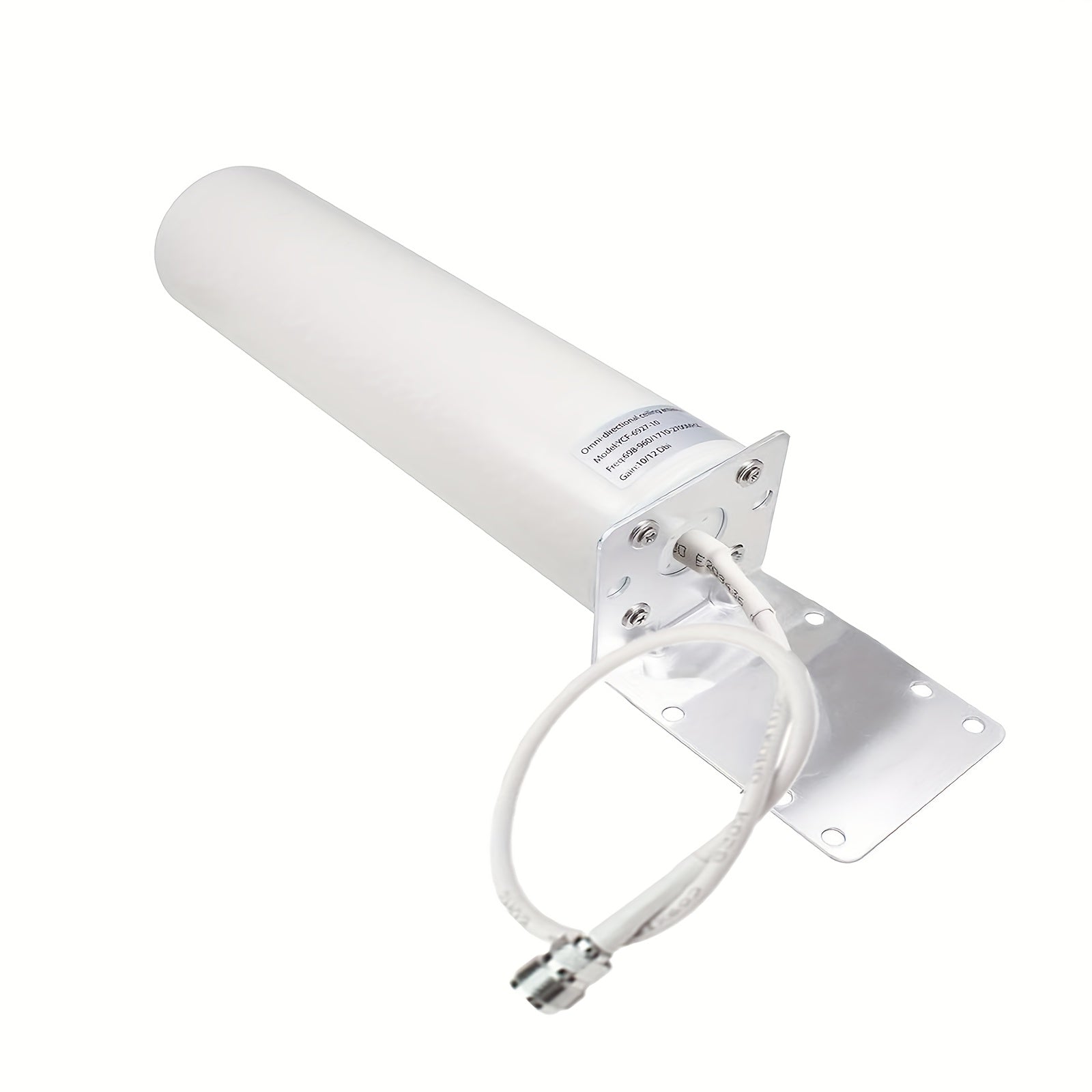 Antena Celular Omni 4G LTE de Alta Ganancia 698-2700MHz 28dBi con Conector Hembra N Montable en Pared para Amplificador de Señal/Router/Punto de Acceso - Compatible con Cámaras Espía SPYPOINT, TACTACAM y Más, Equipo de Conectividad de Red | Diseño Compac