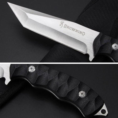 Cuchillo Supervivencia Táctico Camping Pesca Con Estuche RF A28