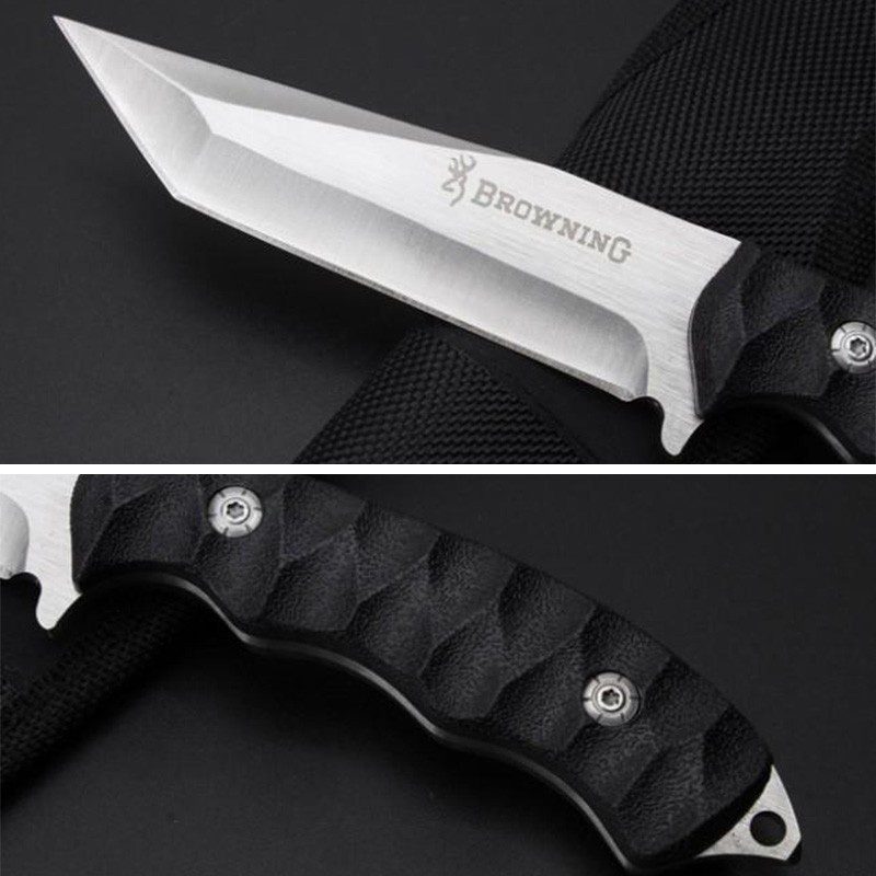 Cuchillo Supervivencia Táctico Camping Pesca Con Estuche RF A28