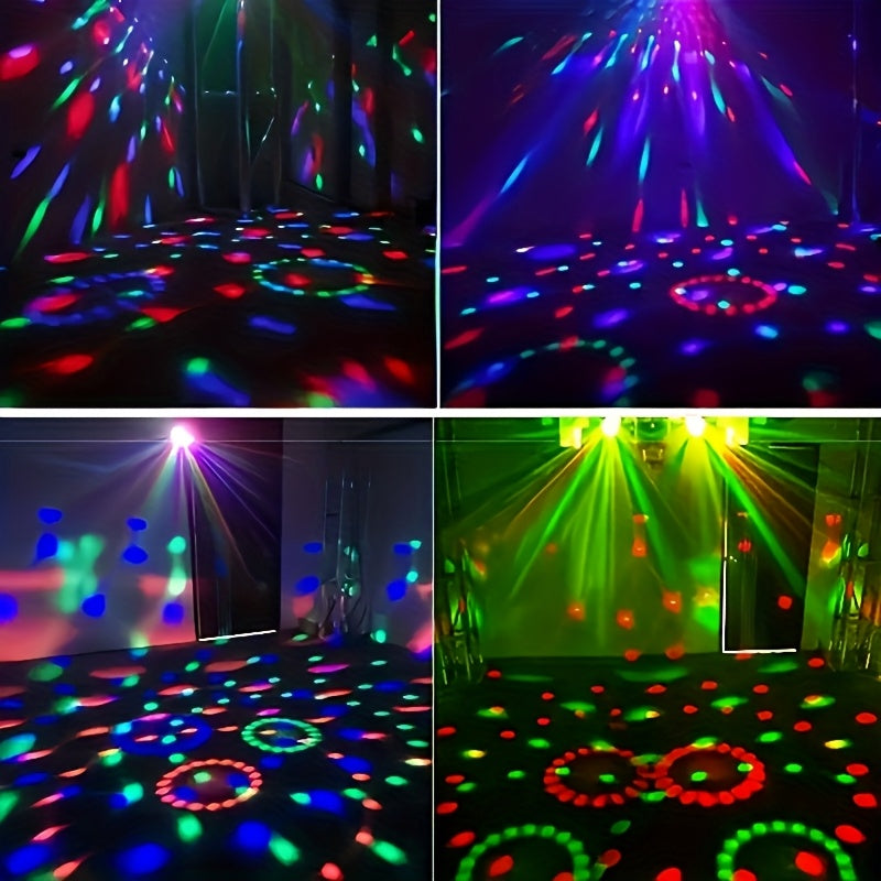 1 Bola Mágica de Luz con Control Remoto y Soporte, Lámpara Disco Cambia Colores para Fiestas DJ, Decoración Genial para Karaoke, Autos y Cumpleaños