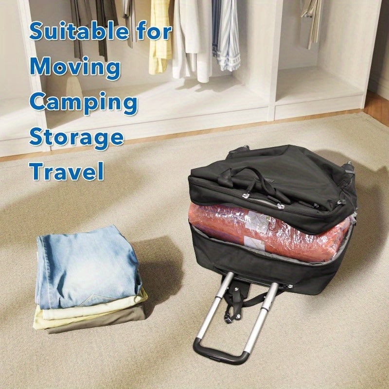 9 paquetes de bolsas de almacenamiento al vacío con bomba de aire manual, 2 XL + 3 grandes + 3 medianas, bolsas selladas que ahorran espacio, compresión hermética para ropa, almohadas, mantas, ropa de cama, plástico, no requiere energía, multiusos, forma