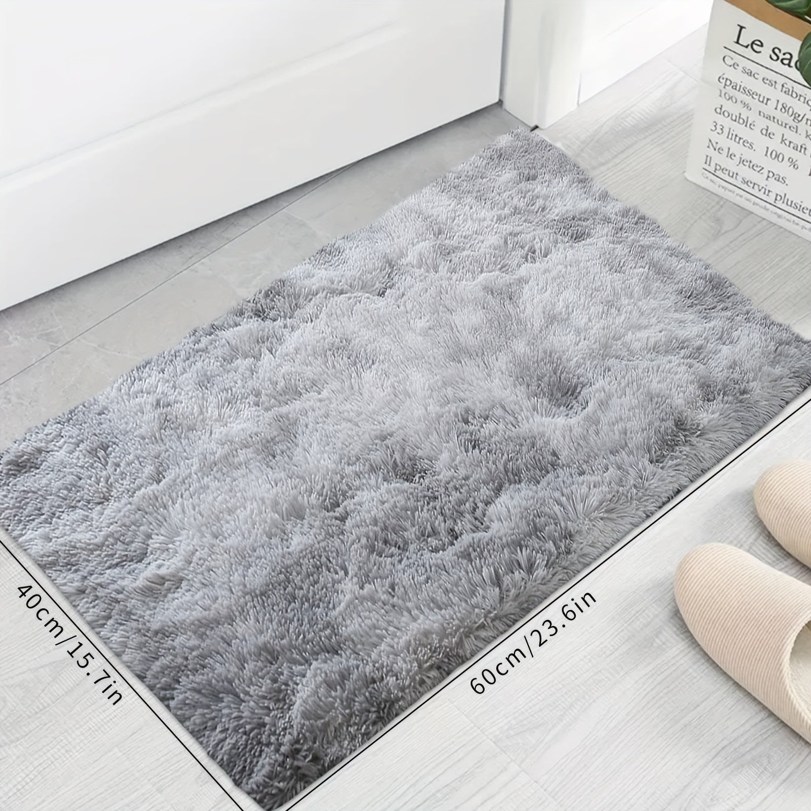 1 alfombra suave y esponjosa para sala, dormitorio, estudio o baño, antideslizante, peluche suave, alfombra de lujo estilo nórdico, ideal para decoración del hogar, dormitorio o sala, decoración navideña
