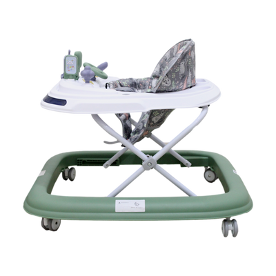 CAMINADOR PARA BEBÉ CON DISEÑO DE AUTO Y ASIENTO ACOLCHADO VERDE Y-W838 MUNBE