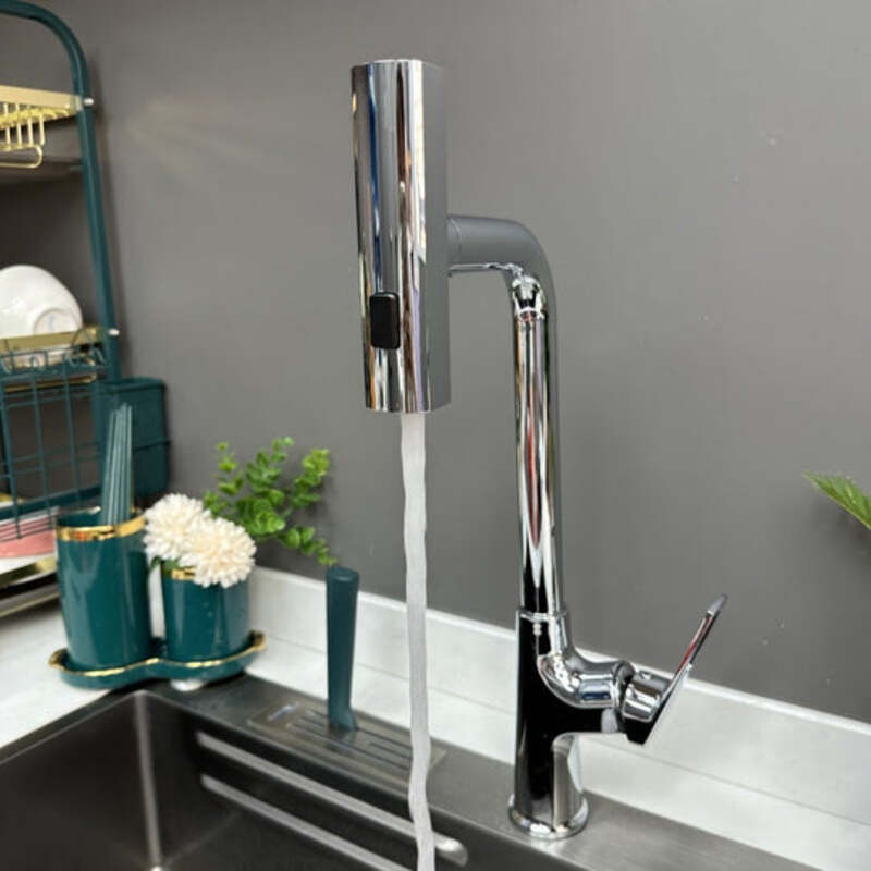 Adaptador multifunción para grifo con flujo en cascada de 3 velocidades, cabezal rociador giratorio, diseño a prueba de salpicaduras en ABS para lavabos de baño y cocina