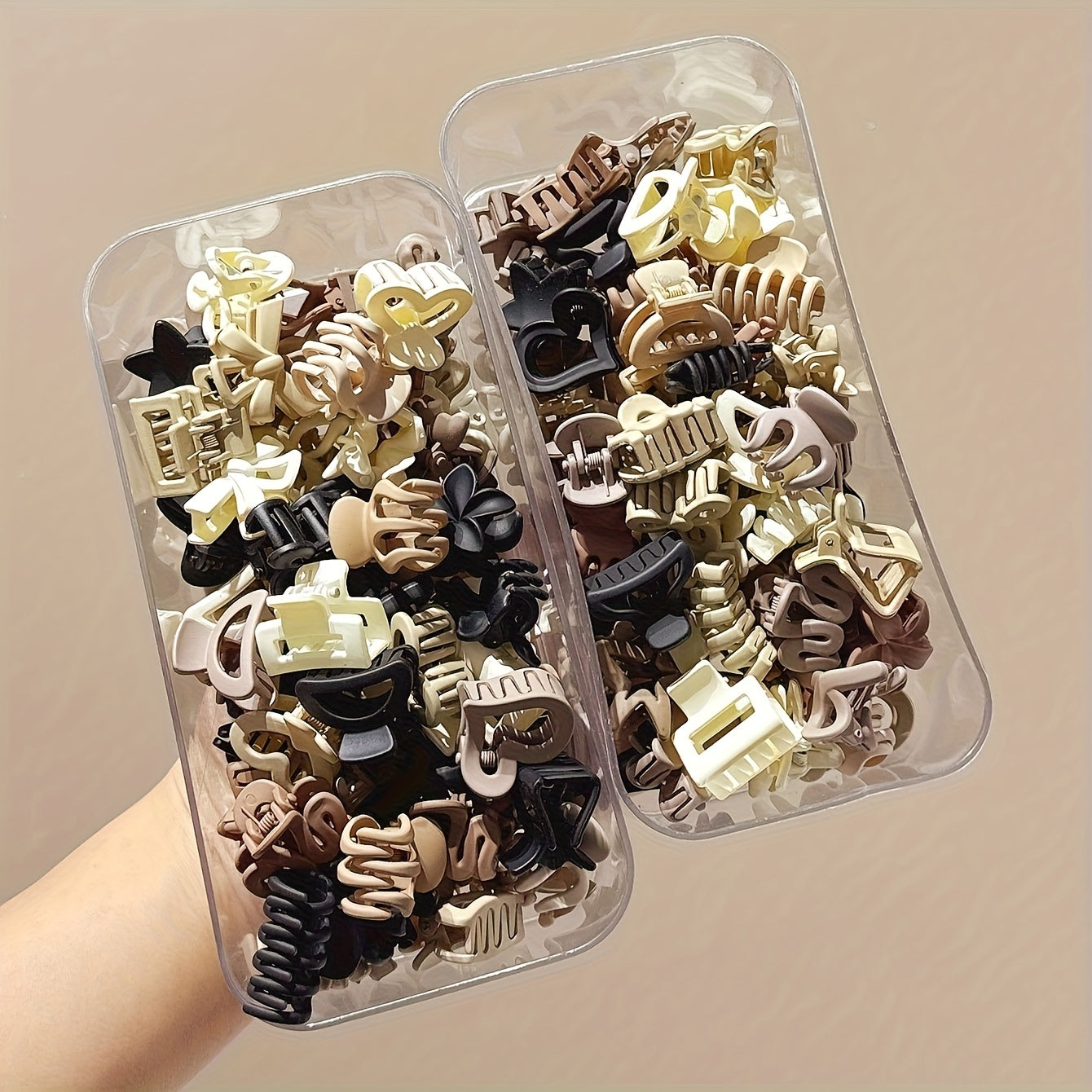 Paquete de 10 Elegantes Horquillas para Niñas - Diseños Geométricos y Florales Surtidos, Colores Variados, Accesorios de Cabello Duraderos en Plástico para el Día a Día, Fiestas y Viajes - Regalo Perfecto para Mejores Amigas, Clips Versátiles, Horquillas