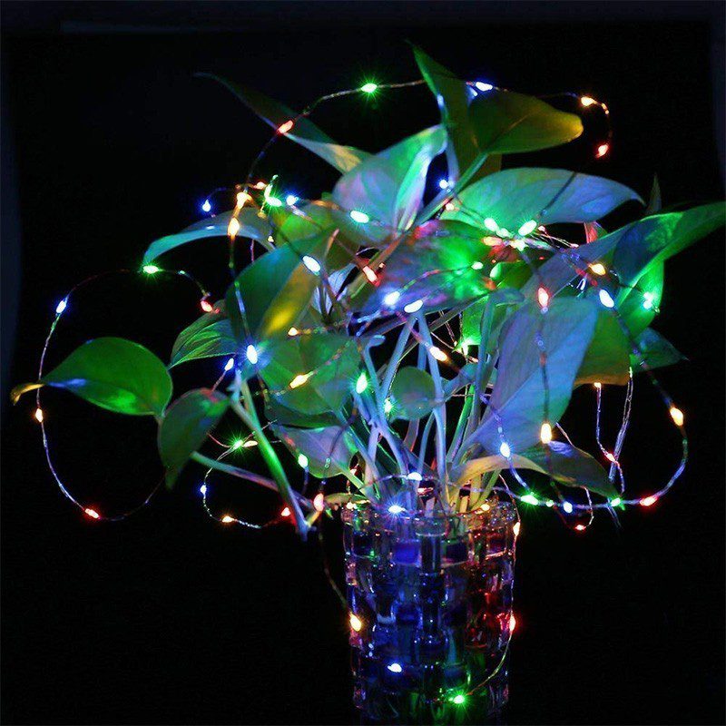 Luces Micro Led Alambre X100 Luces Sumergibles Multicolor RF 3-23