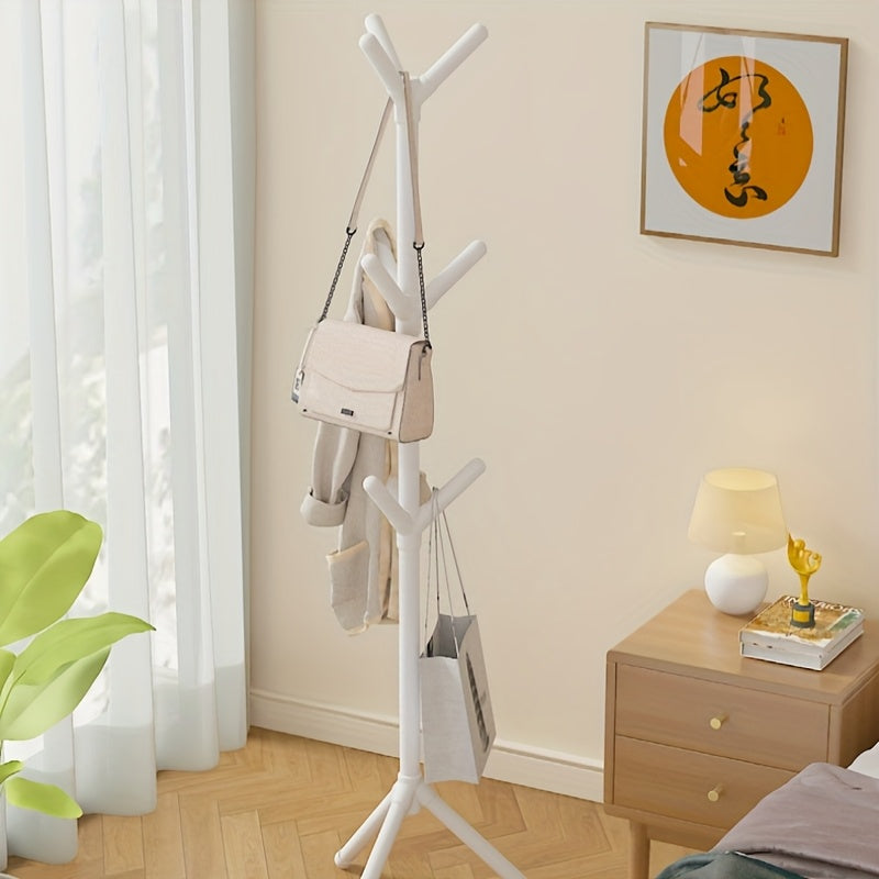 Perchero Metálico en Forma de Rama - Diseño Minimalista Multifuncional con Ganchos para Abrigos, Sombreros y Bolsas - Organizador Ahorrador de Espacio para Dormitorio, Entrada o Sala, Accesorio Moderno, Acabado Elegante, Construcción Robusta, Colgador Si