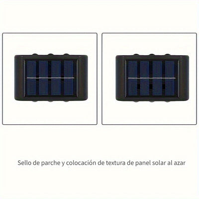 Lámpara solar LED Shenzhi Tech con sensor de luz inteligente, encendido/apagado automático, luz exterior para pared con regulación automática de intensidad, ideal para jardín, calle o balcón