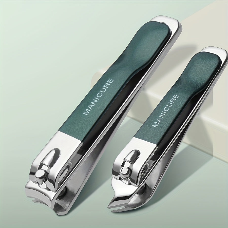 Juego de cuidado de pies de acero inoxidable de 5 piezas con cortauñas, limpiador de uñas de los pies, raspador de pies y lima para pies - Ideal para eliminar piel dura y callos, esenciales para el cuidado de las uñas | Herramientas de acero inoxidable |