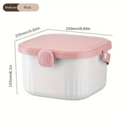 1pc Caja de Almacenamiento de Juguetes, Caja de Almacenamiento de Bloques de Construcción de Plástico para el Hogar, Cubo de Almacenamiento de Gran Tamaño, Caja de Clasificación de Ropa para Armario