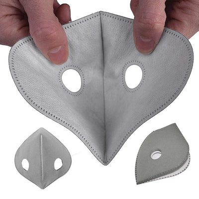 Repuesto Filtro X3 Mascara Anti Polución Carbón Activo Moto Bici AE240X3
