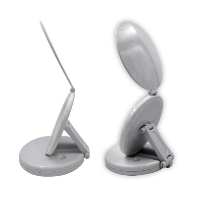 Espejo Maquillaje Doble Plegable LED Aumento X5 RF 4889