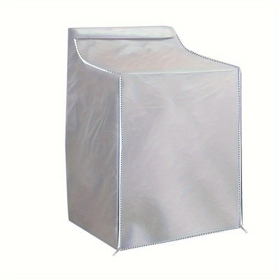 Fundas protectora para lavadora, cubierta para lavadora de tambor doméstica, funda protectora para lavadora de patio exterior, tela Oxford 420D con recubrimiento plateado en ambos lados