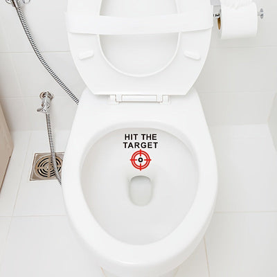 1 Unidad, Pegatina Para El Baño, Para El Inodoro, Icono Para Orinar, Para Baños Públicos, Pegatinas Para Inodoros De Pie, Tamaño Adecuado, Fácil De Pegar