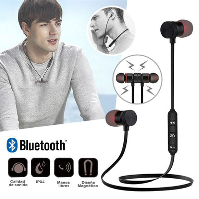 Audífonos Deportivos Bluetooth Magnéticos Manos Libres RF M9
