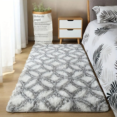 1pc, Alfombra Suave y Esponjosa para Sala de Estar, Dormitorio, Habitación, Juego, Mesa de Café/Té, Multiusos: Colchoneta de Fitness/Yoga, Tapete para Batería o Picnic/Camping, Ligera y Fácil de Doblar, Diseño en Forma de Anillo, Decoración para Hogar