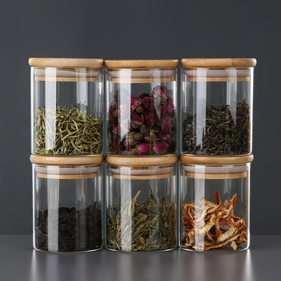12 frascos de vidrio sellados con tapa abatible, contenedores multiusos para almacenar especias y alimentos secos en la cocina, lavables a mano, reutilizables, no requieren electricidad