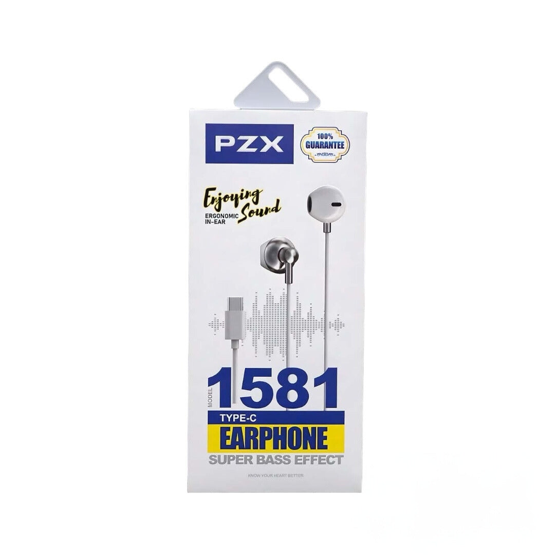 Audifonos Alambricos PZX Conexion Typec 1581