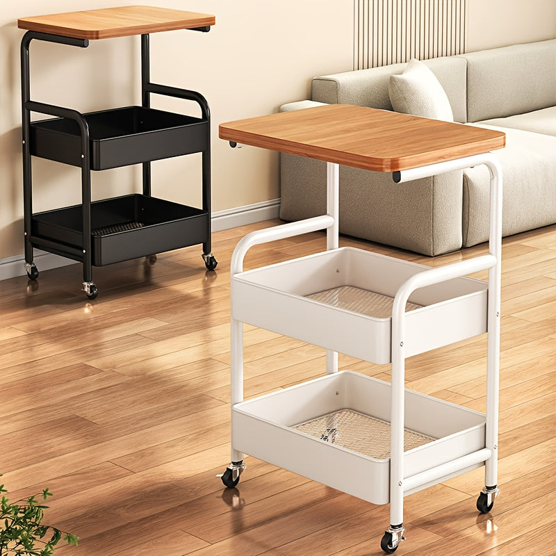 Carro de Almacenamiento para Cocina en Acero al Carbono Duradero y de Larga Vida Útil, Ideal para Restaurantes