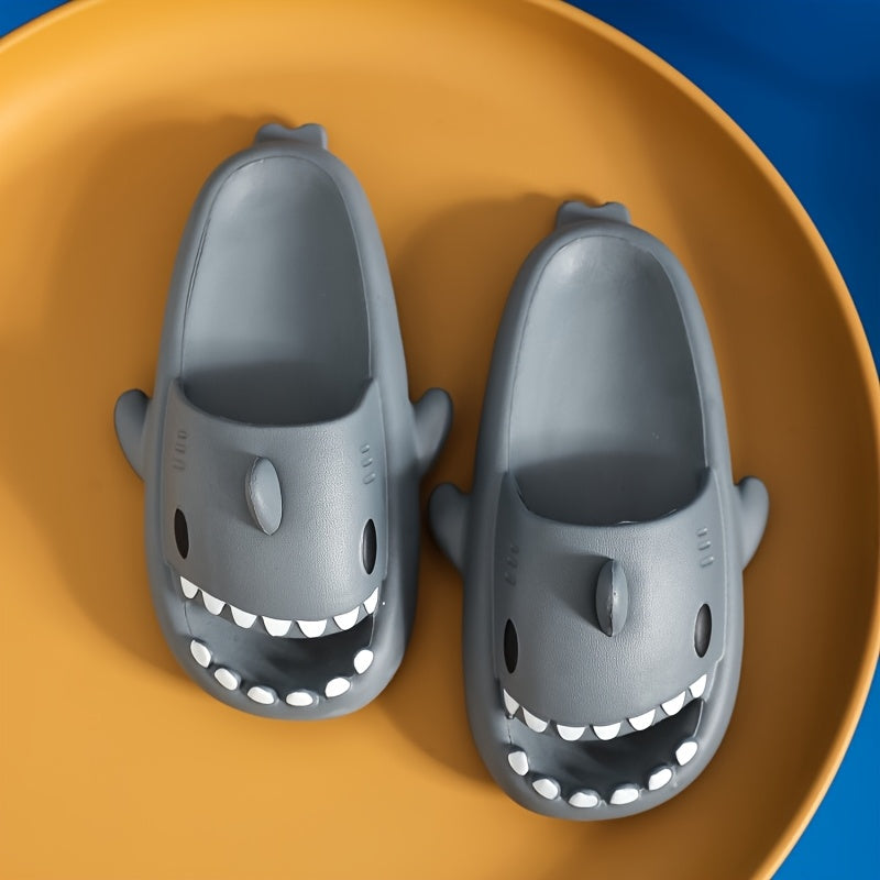 Zapatillas de Tiburón Nueva Generación para Mujeres - Chanclas Gruesas de Verano para Uso en Interiores/Exteriores, Zapatillas de Baño con Diseño de Tiburón y Color Degradado, Sandalias Unisex para Hombres y Mujeres, Ideales para Playa o Ducha, 5 Estilos