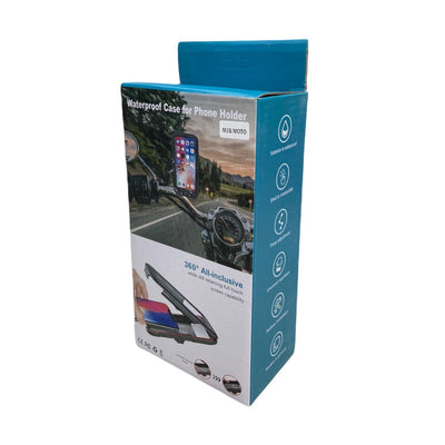 Soporte Holder Base Portacelular Impermeable Moto 180°