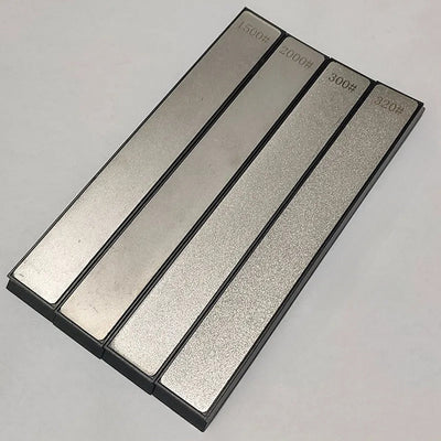 Conjunto de 4 piezas de Cuchillas de Molienda de Piedras de Diamante, Afilador Multiusos para Exteriores, Afilador de Ángulo Fijo Dedicado a la Corrección de Piedras