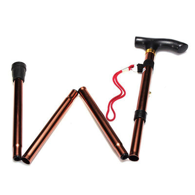 Bastón Plegable Portable Aluminio Antideslizante Graduable Ergonómico
