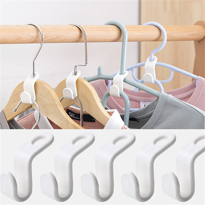 5 Ganchos Para Colgar Ropa, Ganchos Para Ropa En Cascada Para Trabajo Pesado, Ahorro De Espacio, Ganchos De Conexión En Cascada Para Ropa, Accesorios De Armario.