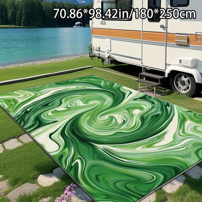 Decoración del hogar con terciopelo dorado de 800 gramos por metro cuadrado, con un diseño de espiral verde y un patrón de plástico en el fondo. Se puede utilizar en salas de estar, alfombras de sofás, alfombras de entrada, dormitorios, exteriores y en d