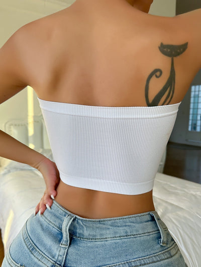 Sujetador bandeau con abertura