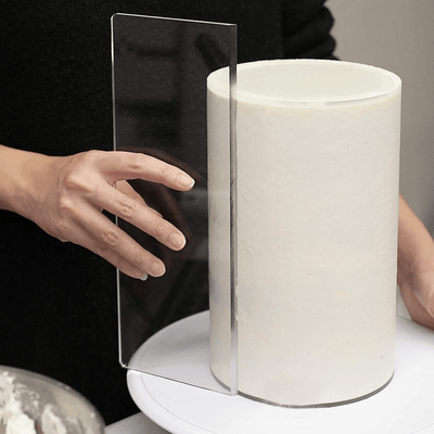 1 Unidad, Raspador De Crema De Pastel Transparente, Raspador De Pastel, Herramienta Rectangular De Acrílico Para Hornear Pasteles, Herramientas De Decoración De Pasteles, Herramientas De Cocina, Accesorios De Cocina, Artículos Para El Hogar De Cocina