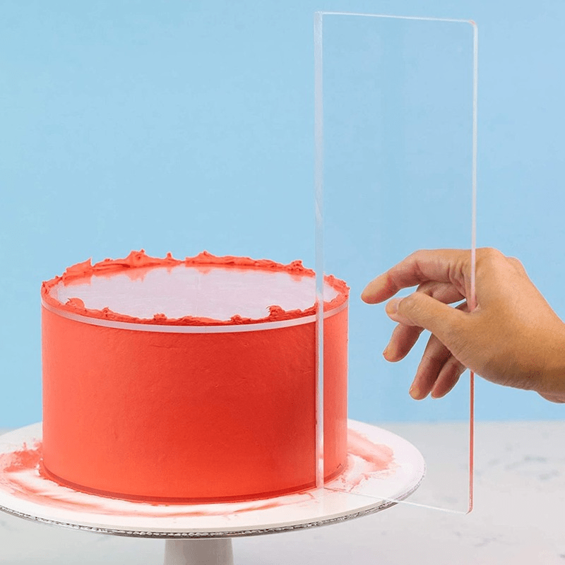 1 Unidad, Raspador De Crema De Pastel Transparente, Raspador De Pastel, Herramienta Rectangular De Acrílico Para Hornear Pasteles, Herramientas De Decoración De Pasteles, Herramientas De Cocina, Accesorios De Cocina, Artículos Para El Hogar De Cocina