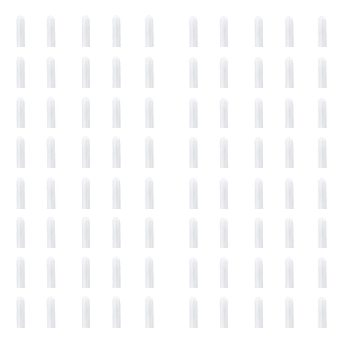 100pcs Cubiertas De Punta De Rejilla De Lavavajillas, Tapas De Extremo Redondo Flexibles Para Organizador De Estantes, Tapas De Punta De Protector De Hilo De Alambre, 1.5 / 2.49 Cm De Largo