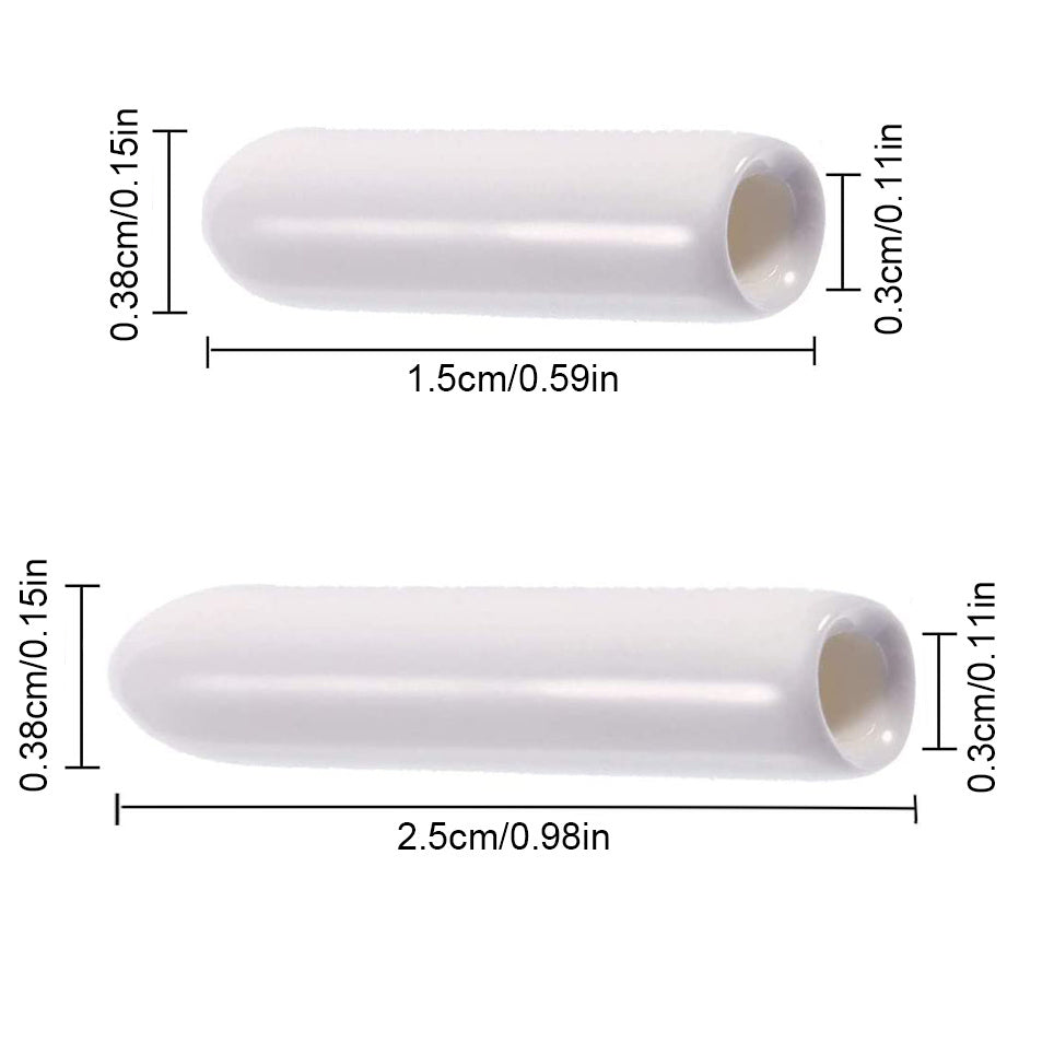100pcs Cubiertas De Punta De Rejilla De Lavavajillas, Tapas De Extremo Redondo Flexibles Para Organizador De Estantes, Tapas De Punta De Protector De Hilo De Alambre, 1.5 / 2.49 Cm De Largo