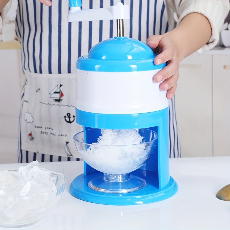 Pelador de Hielo Manual Compacto - Perfecto para Slushies, Conos de Nieve y Batidos de Frutas - Ideal para Fiestas de Verano y Uso en la Cocina