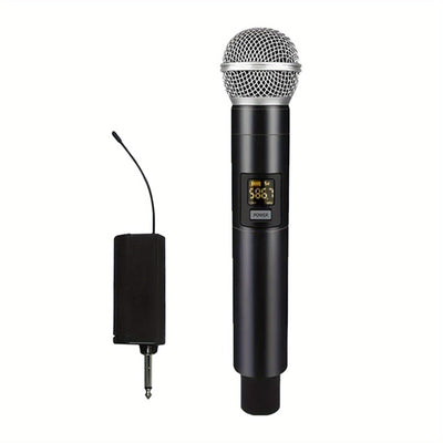 1/2/4 piezas de micrófono inalámbrico 2 canales UHF micrófono portátil profesional para fiesta, Karaoke, Iglesia