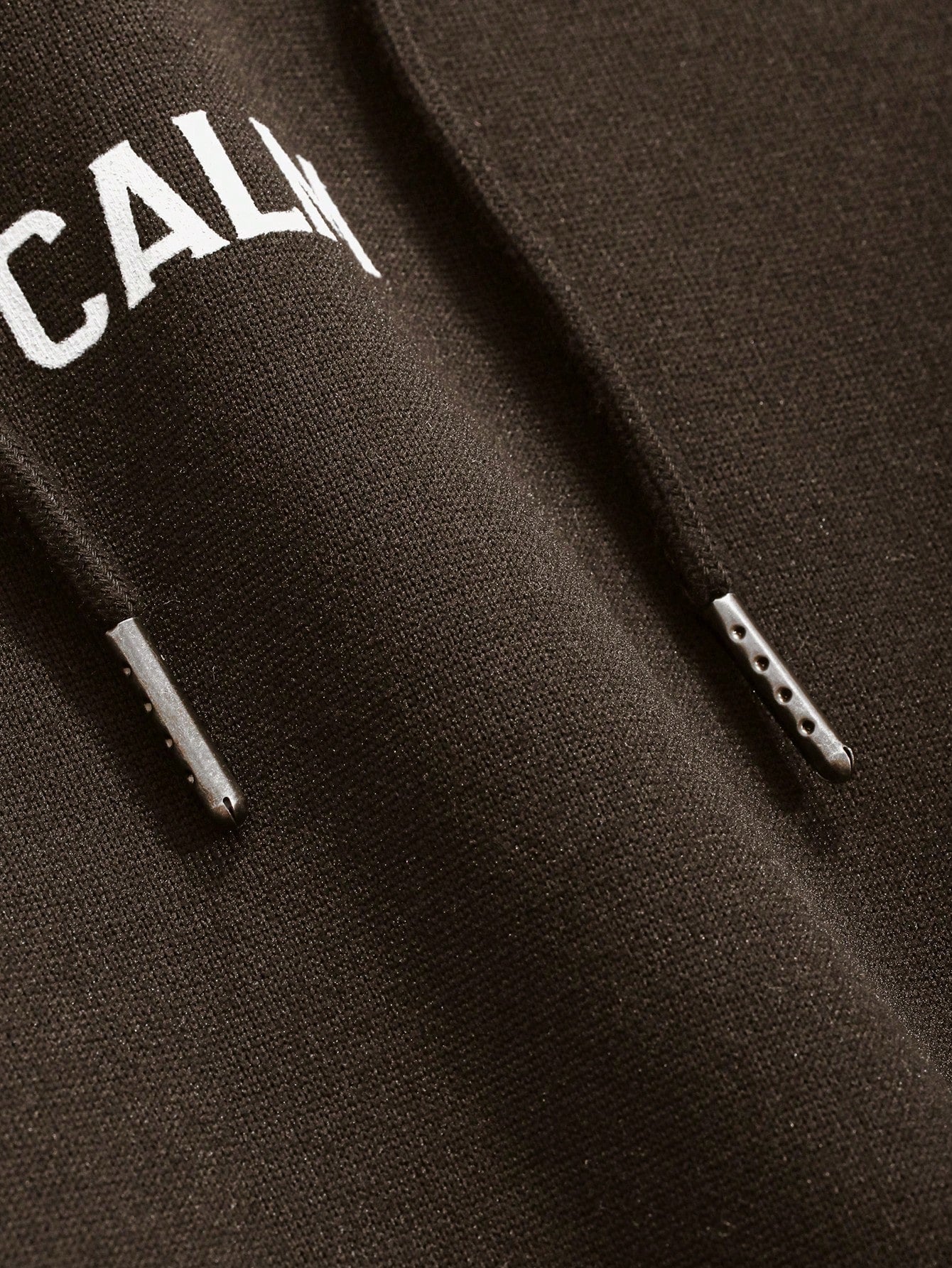 Dazy sudadera con capucha minimalista con estampado de letras para mujer, uso casual diario