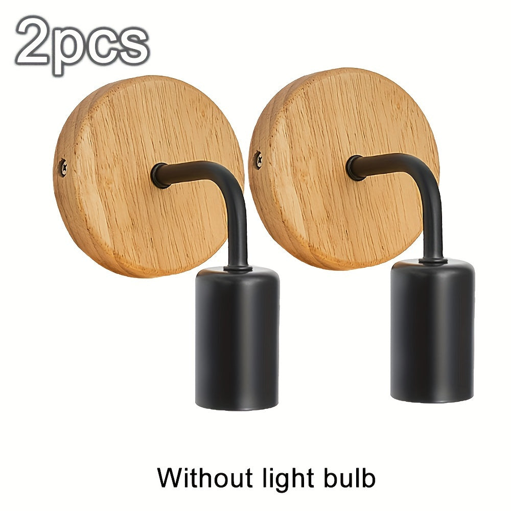 Lámpara de pared moderna de metal con base E27 - Diseño de esfera elegante, montaje semienterrado para dormitorio, sala de estar, pasillo, balcón, comedor, oficina - No incluye bombilla, instalación fácil, accesorios de pared modernos