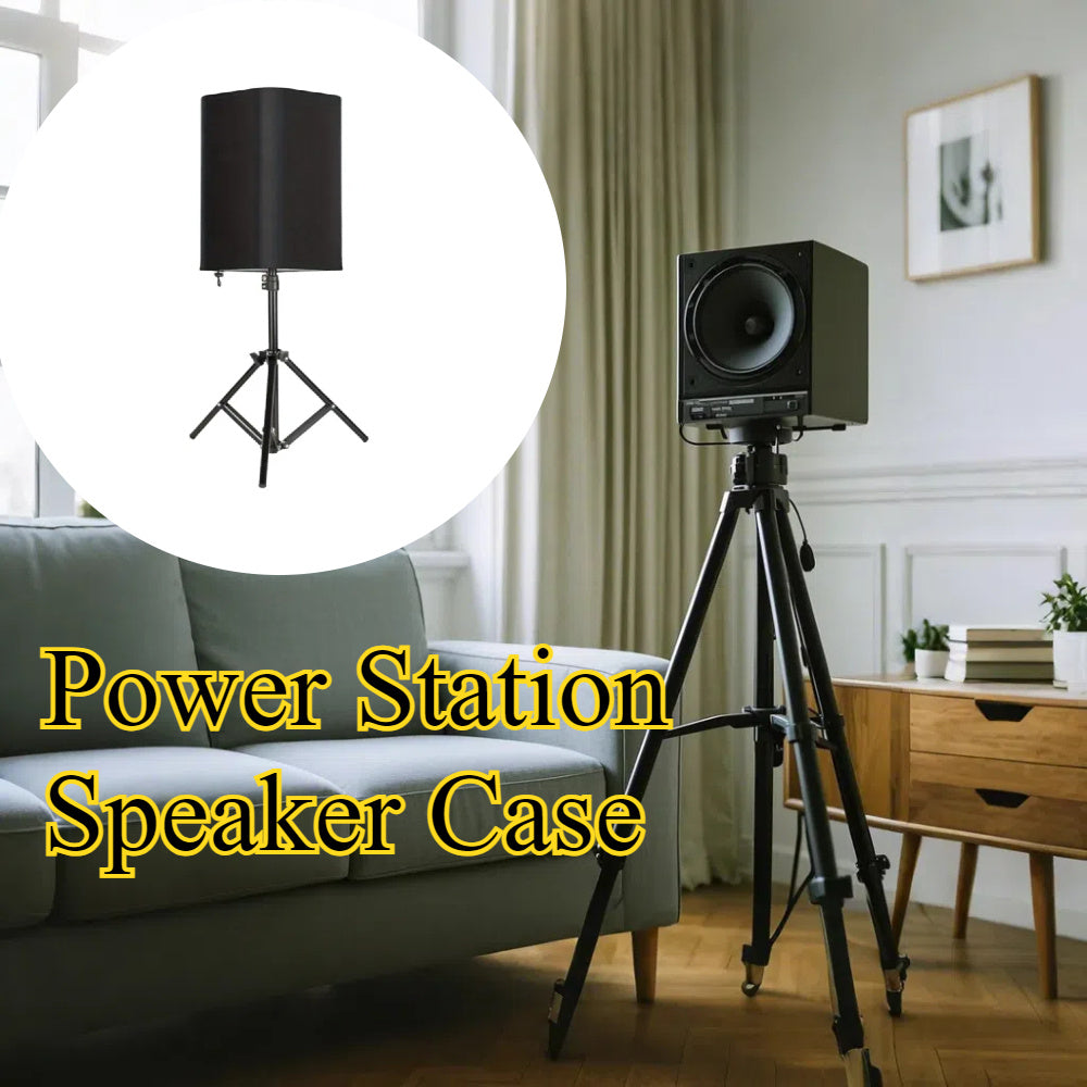 Funda para bocina, protector de bocina portátil para exteriores, funda vertical con cordón ajustable en la base, compatible con varios tipos de bocinas, ideal para uso en exteriores, sala, habitación, etc. Modelo: KK-2025-1007pcs a