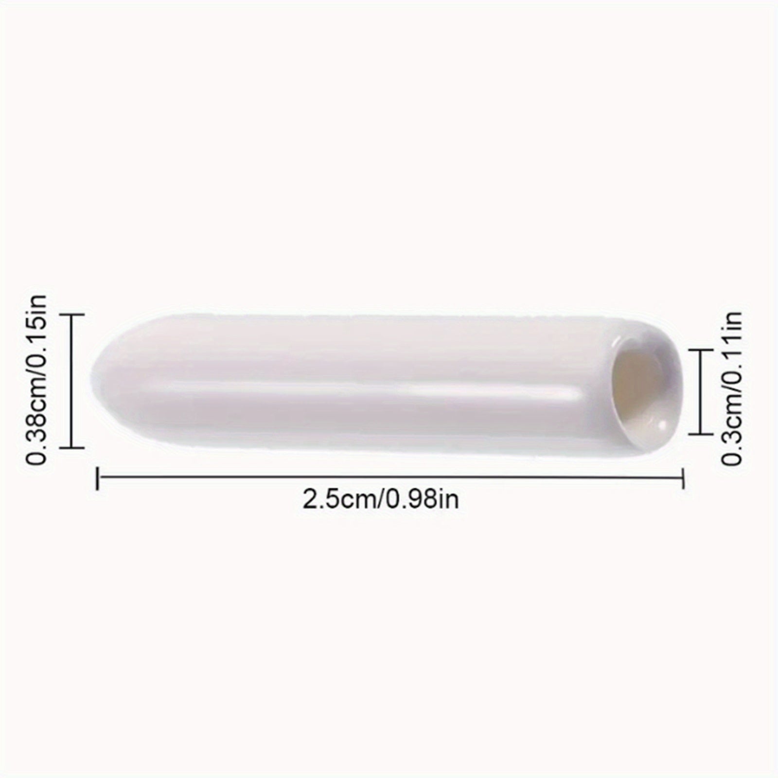 100pcs Cubiertas De Punta De Horquilla Para Lavavajillas, Tapas Flexibles De Extremo Redondo Para Organizador De Estantes, Tapas De Punta De Cubierta De Protector De Hilo De Alambre, 0.11in * 0.98in