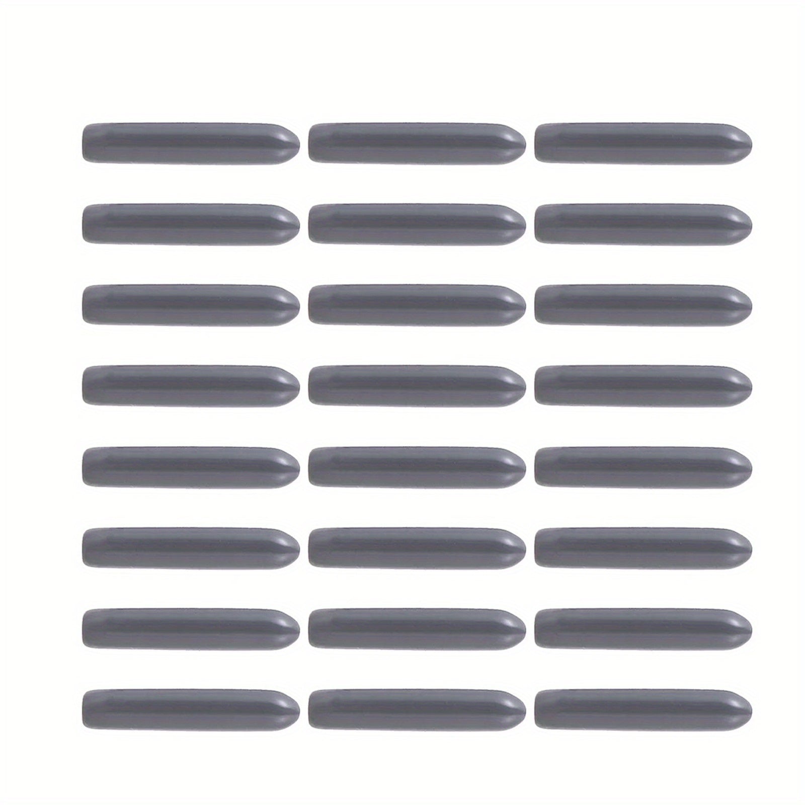100pcs Cubiertas De Punta De Horquilla Para Lavavajillas, Tapas Flexibles De Extremo Redondo Para Organizador De Estantes, Tapas De Punta De Cubierta De Protector De Hilo De Alambre, 0.11in * 0.98in
