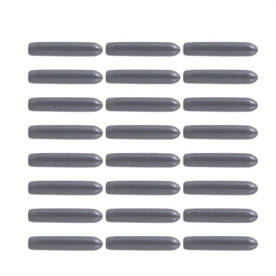100pcs Cubiertas De Punta De Horquilla Para Lavavajillas, Tapas Flexibles De Extremo Redondo Para Organizador De Estantes, Tapas De Punta De Cubierta De Protector De Hilo De Alambre, 0.11in * 0.98in