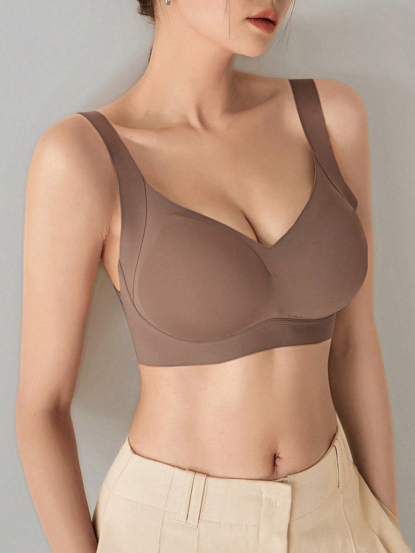 DAZY Sujetador De Color Solido Para Mujer