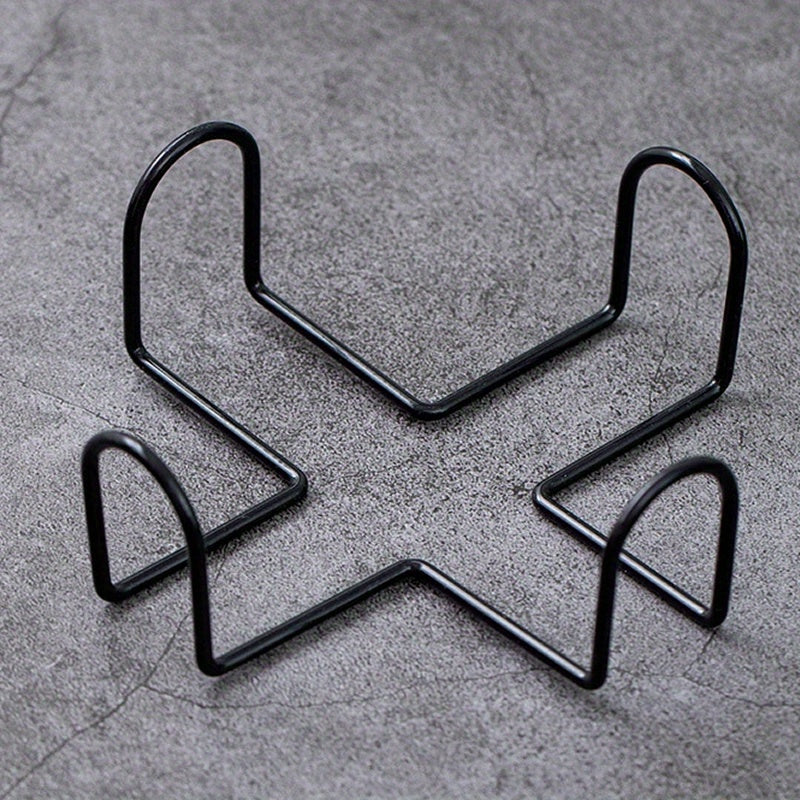 Soporte para Posavasos de Metal de 4/6 Piezas - Bandeja con Marco de Hierro Resistente para Posavasos Redondos y Cuadrados, Organizador Ahorra-Espacio para Encimera, Decoración Moderna para Cocina, Baño, Oficina - Ideal Regalo, Estantes Utilitarios